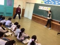 クリスマスのことばを練習。