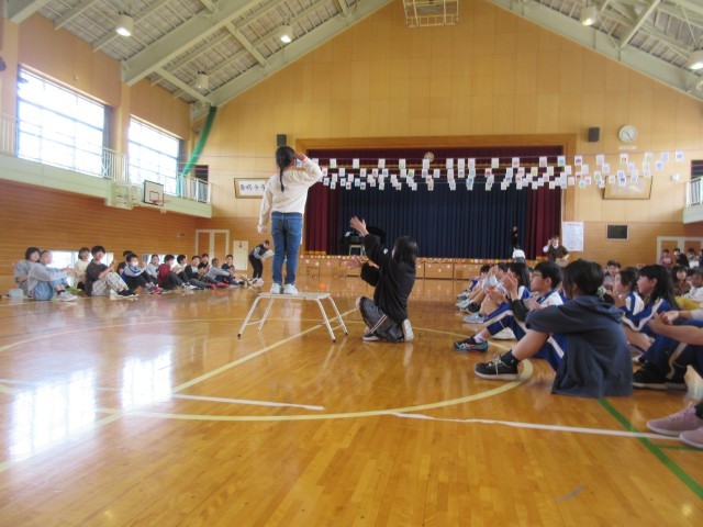 １年生入場の様子