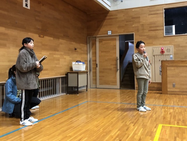 司会も５年生へバトンタッチ