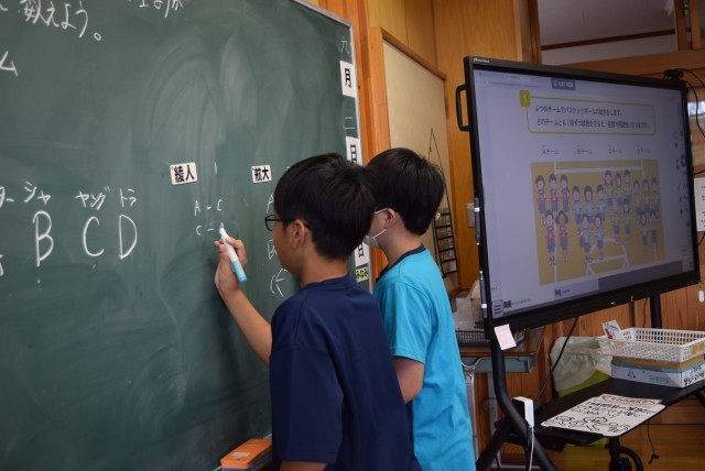 6年　算数。漏れ落ちなく組み合わせるために