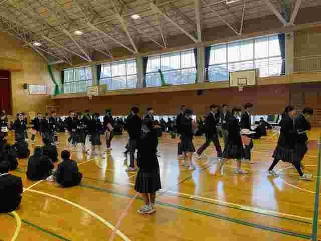 退場の様子