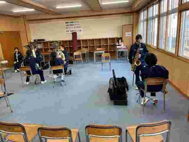 吹奏楽部の様子